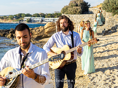 Swiss wedding with 11 artists in Grand Resort Lagonissi