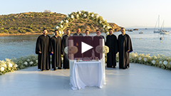 Greek Byzantine wedding choir